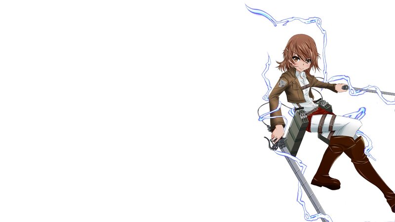 anime character with lightning