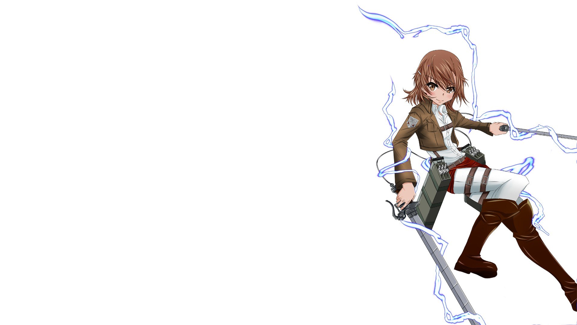 anime character with lightning