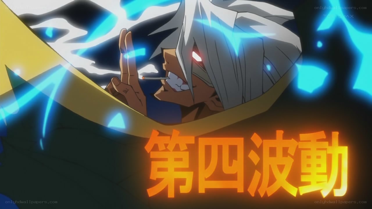 Anime character with lightning