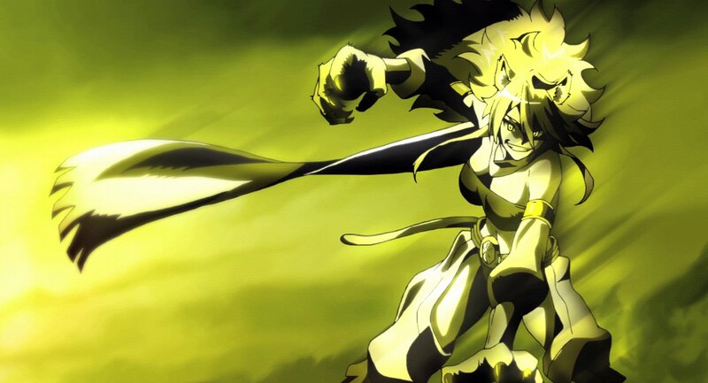 Anime Character with Lion Features