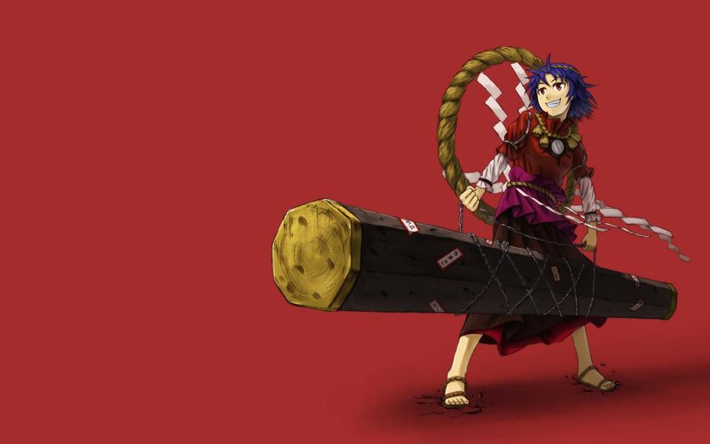 Anime Character with Log