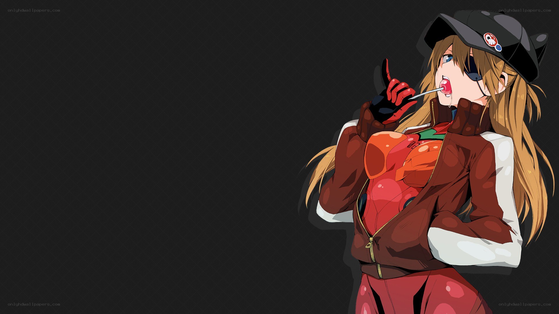 anime character with lollipop