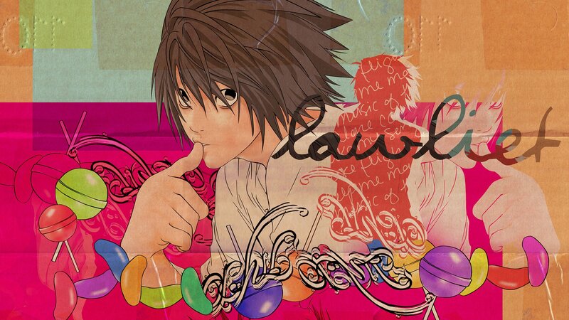 Anime Character with Lollipops — Pink