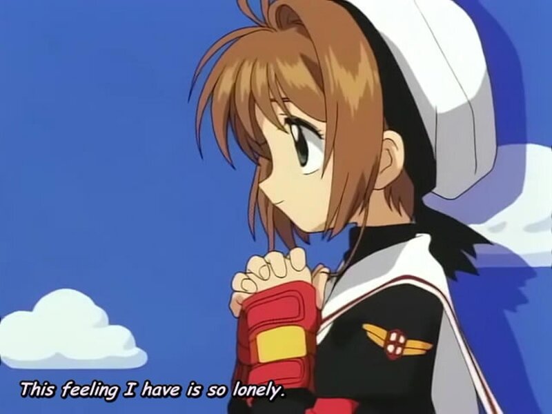 anime character with lonely expression
