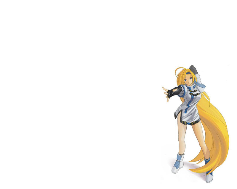 anime character with long blonde hair