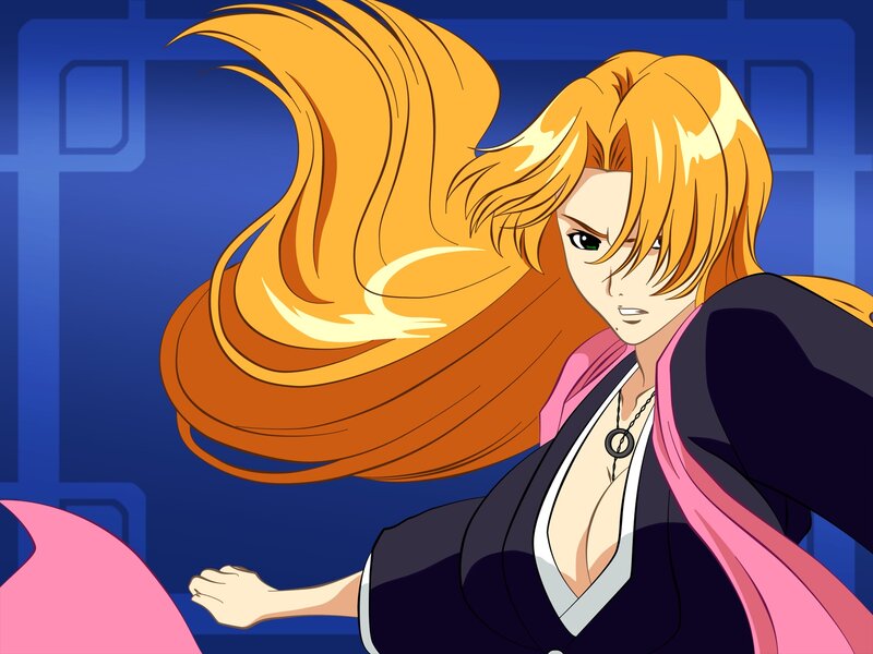 anime character with long blonde hair