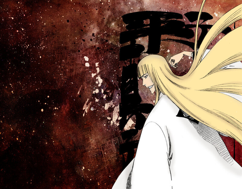 anime character with long blonde hair