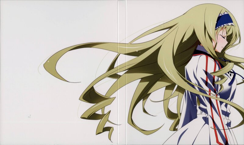 anime character with long green hair
