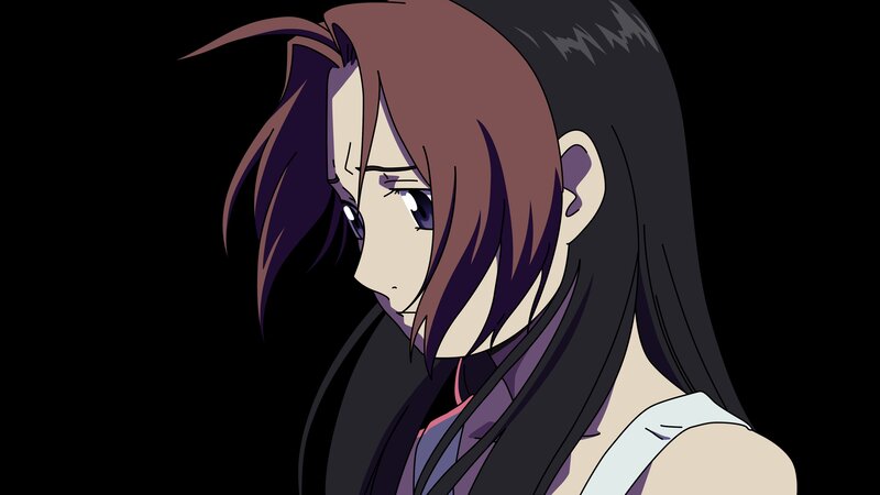 anime character with long hair