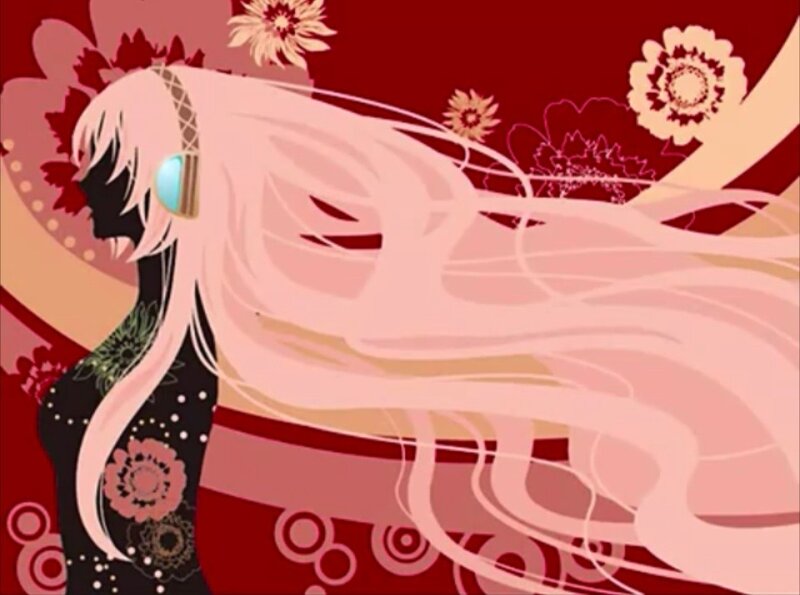 anime character with long hair
