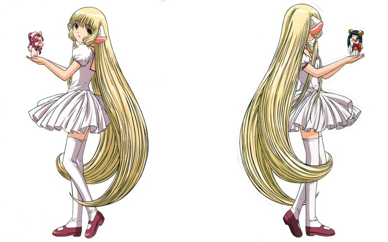 anime character with long hair
