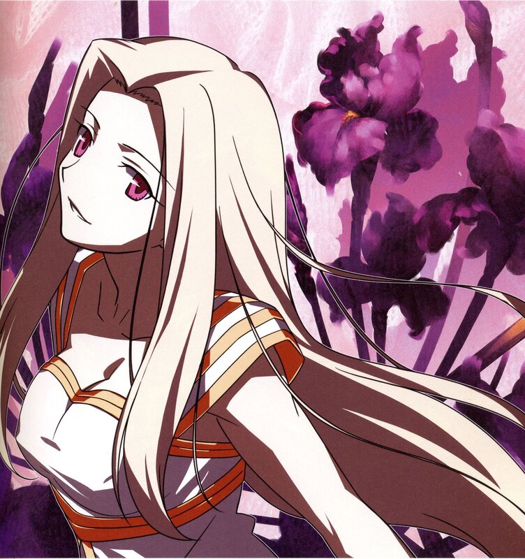 anime character with long hair
