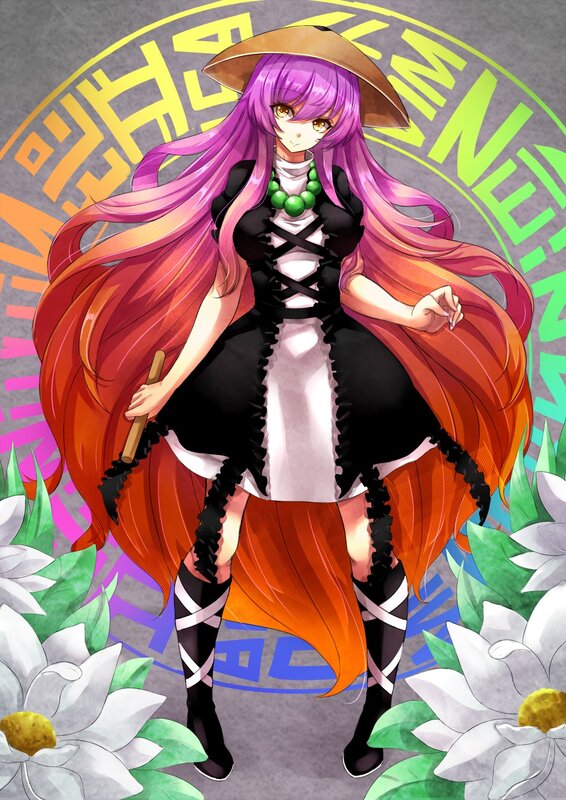 anime character with long hair