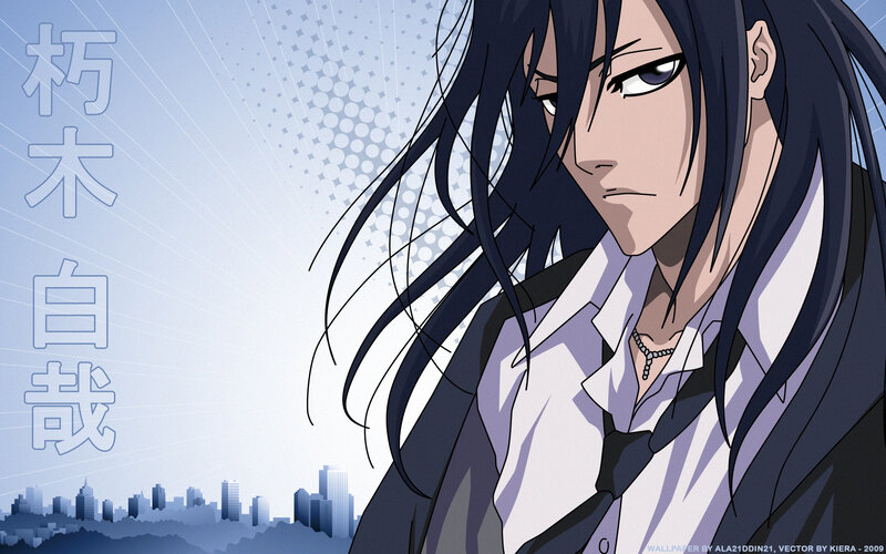 Anime character with long hair