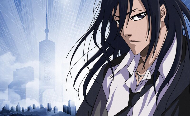 anime character with long hair