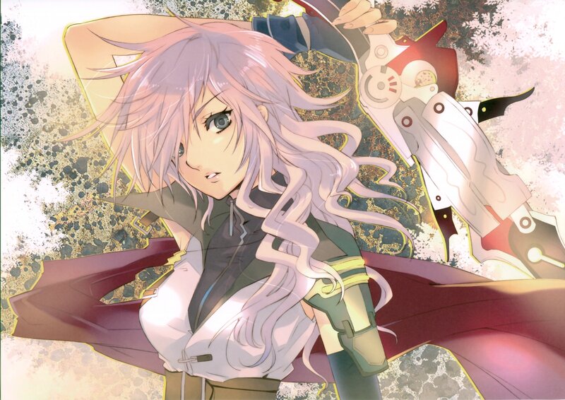 anime character with long hair