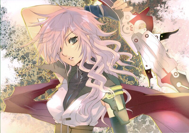 anime character with long hair
