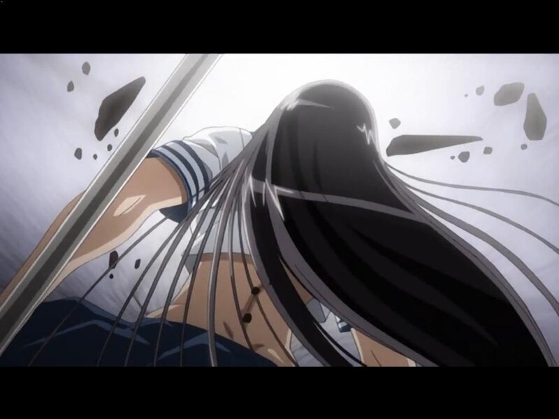 anime character with long hair