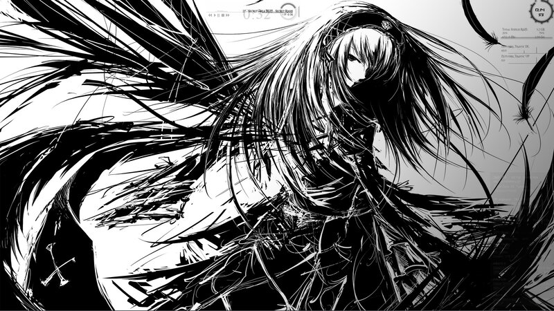 anime character with long hair