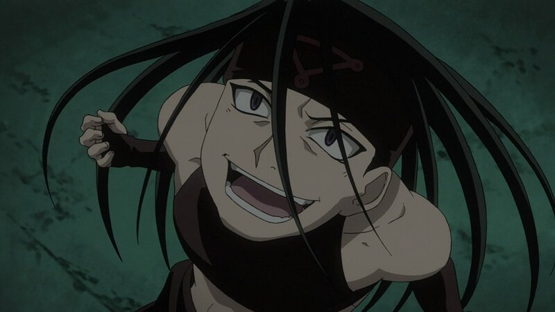 anime character with long hair