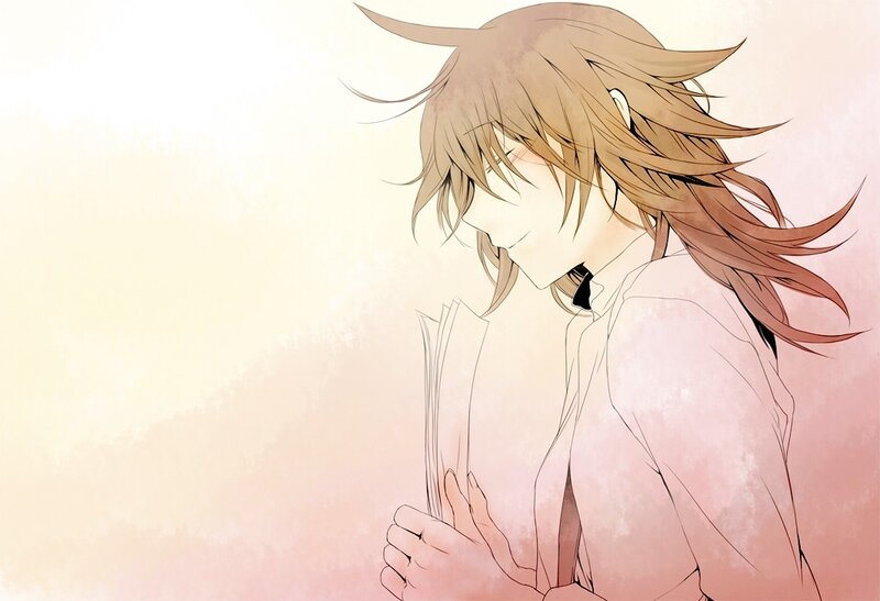 anime character with long hair