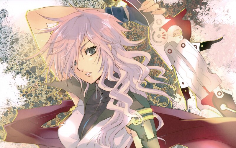 anime character with long hair