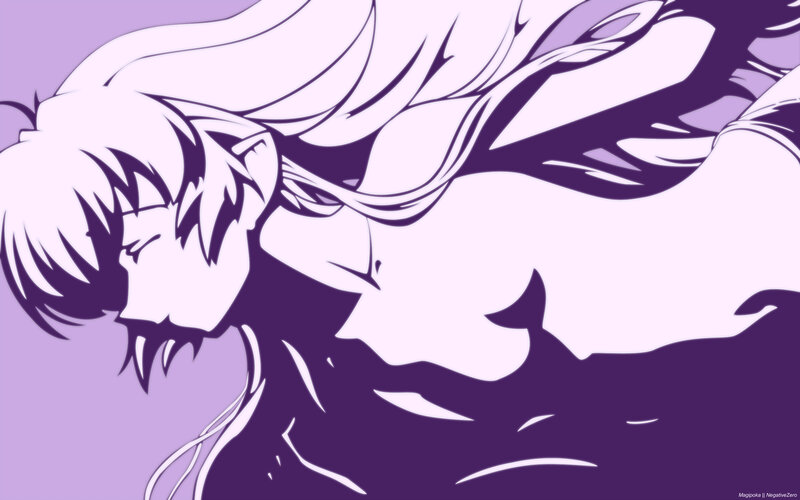anime character with long hair