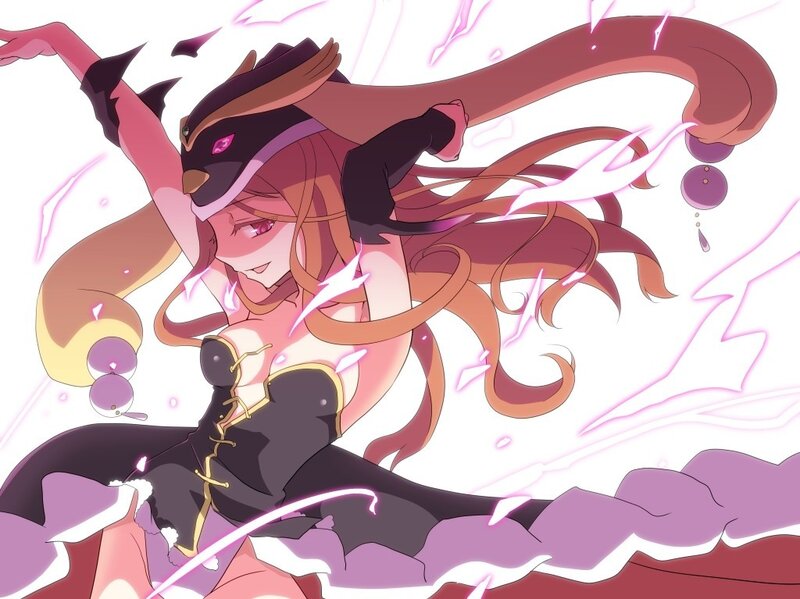 anime character with long hair