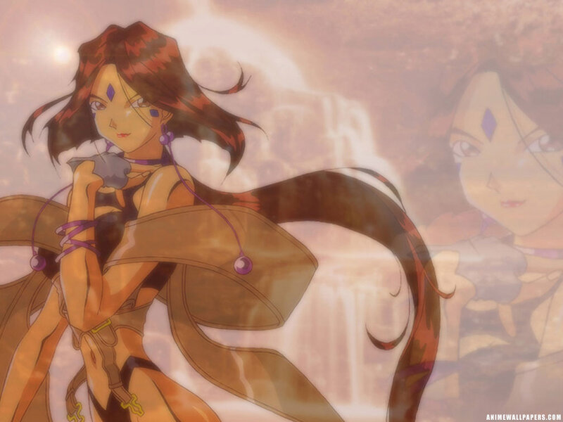 anime character with long hair