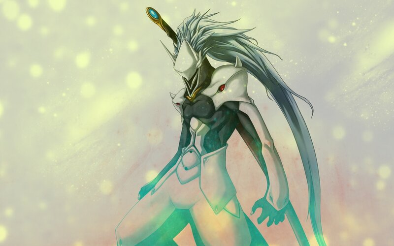 anime character with long hair