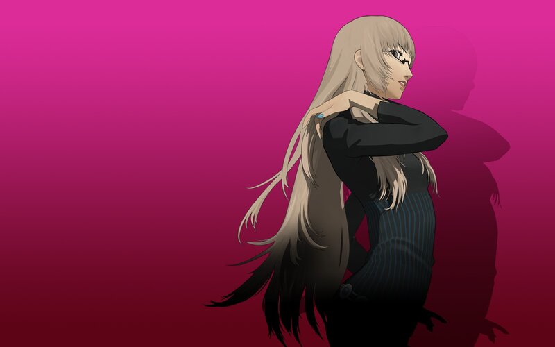 anime character with long hair