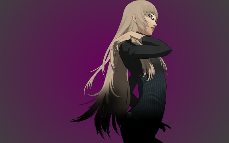 anime character with long hair