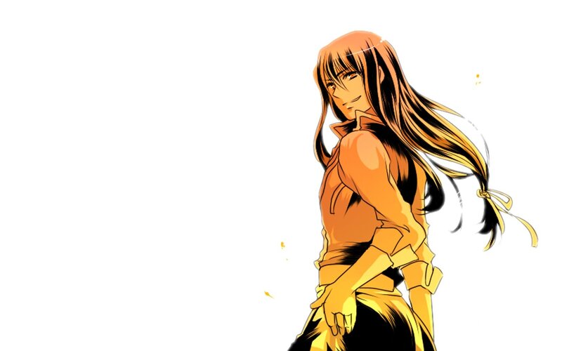 anime character with long hair