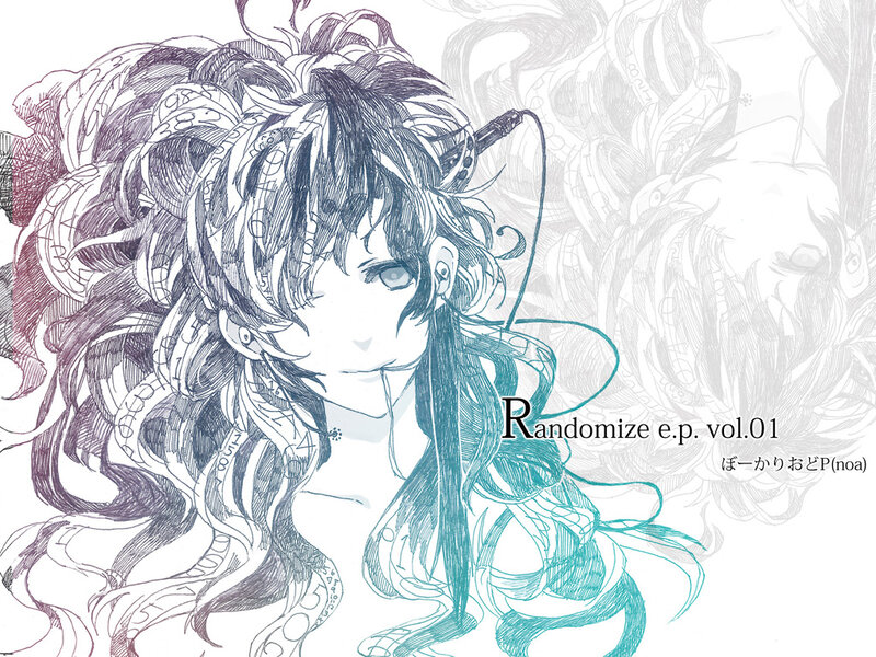 Anime Character with Long Hair — Black, Dramatic, Manga, Earring