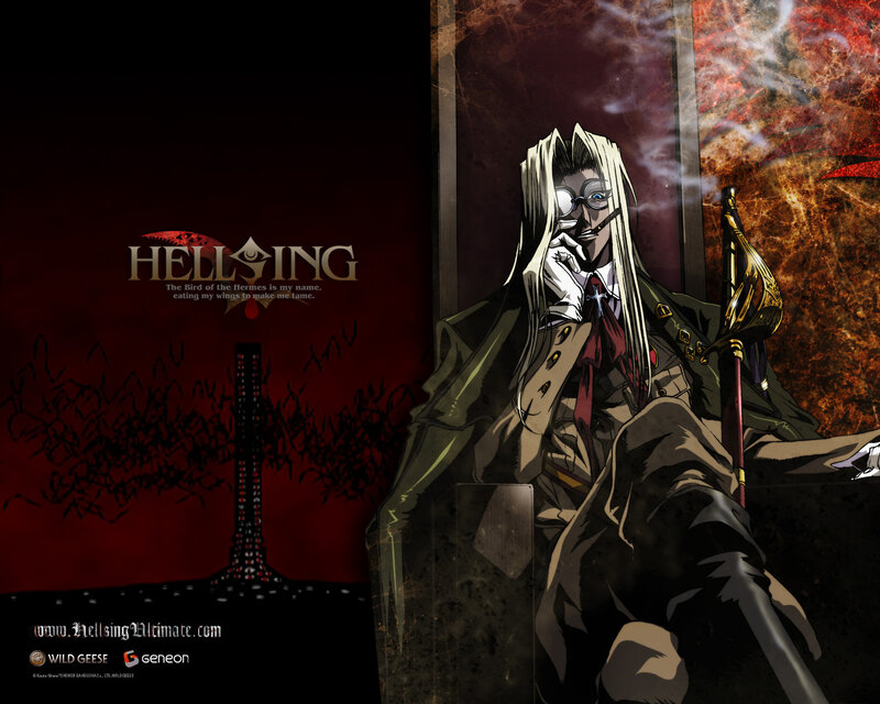 Anime Character with Long Hair — Black, Dramatic, Night, Scepter