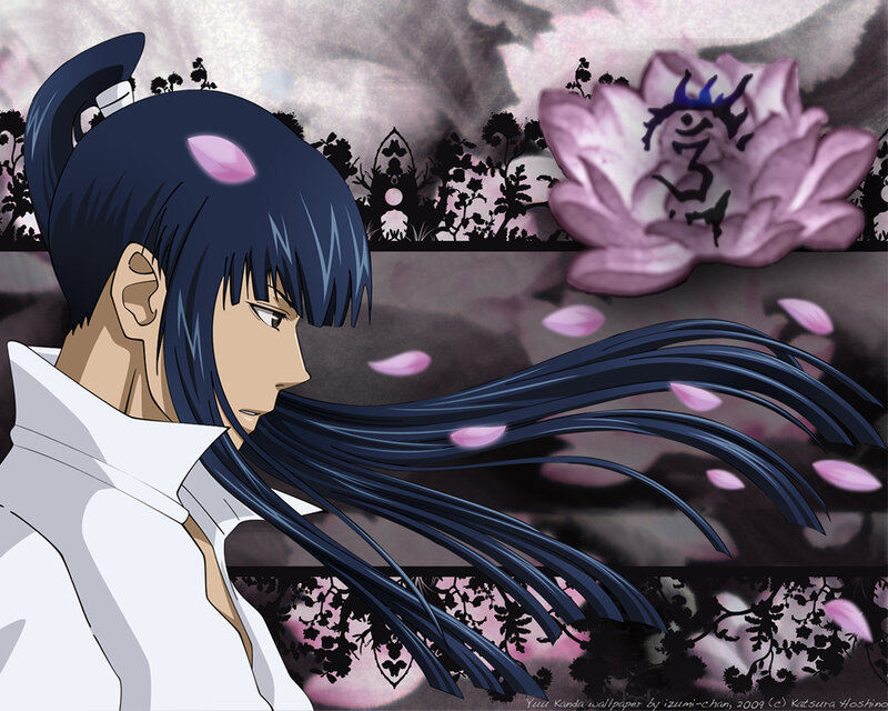 Anime Character with Long Hair — Black, Dramatic, Spring