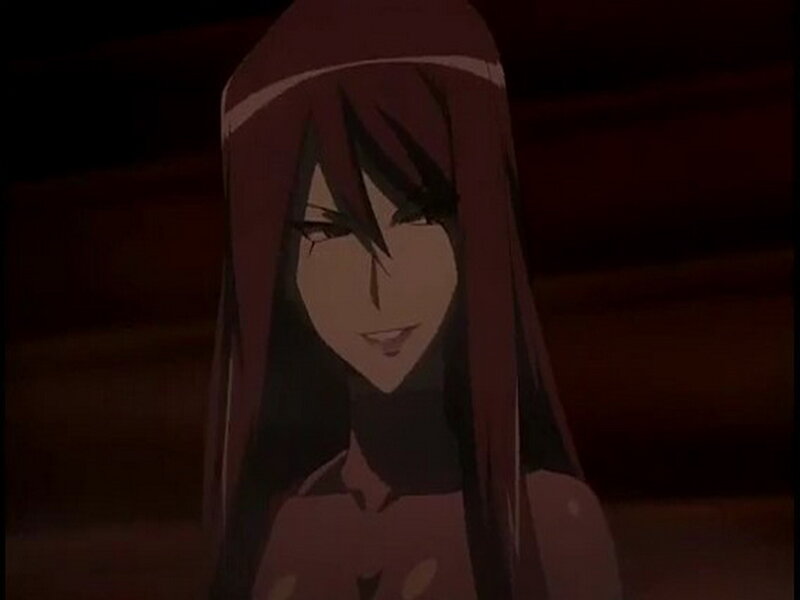 Anime Character with Long Hair — Brown, Dramatic, Night