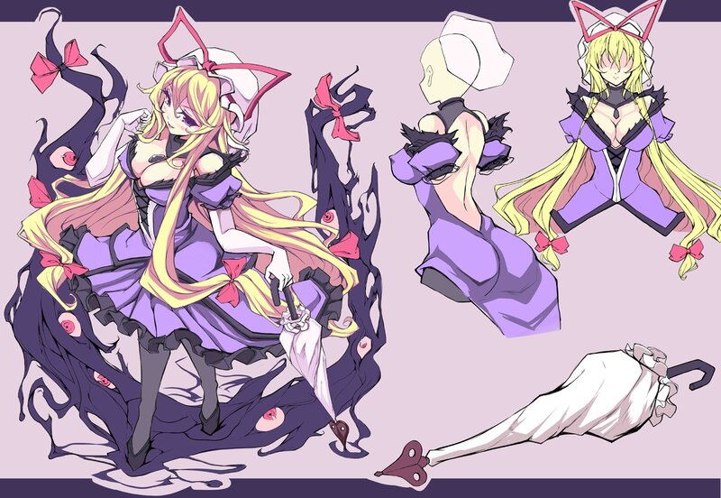 Anime Character with Long Hair — Purple, Dramatic, Digital Art, Dress