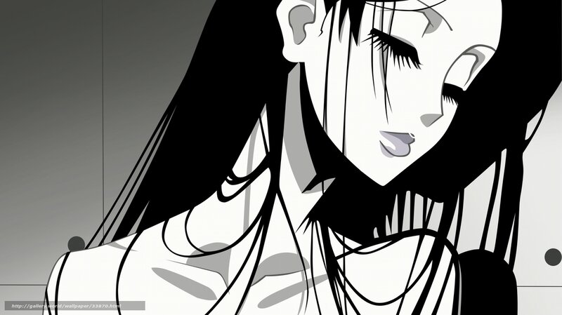 anime character with long hair