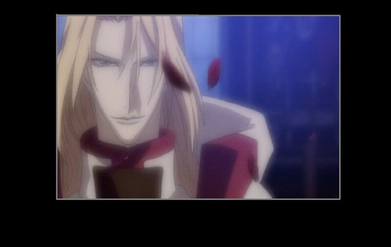 Anime Character with Long Hair — White