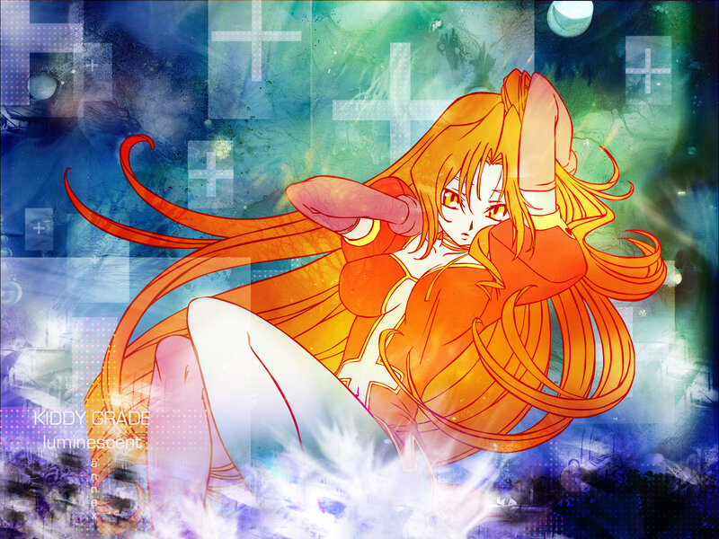 anime character with long orange hair