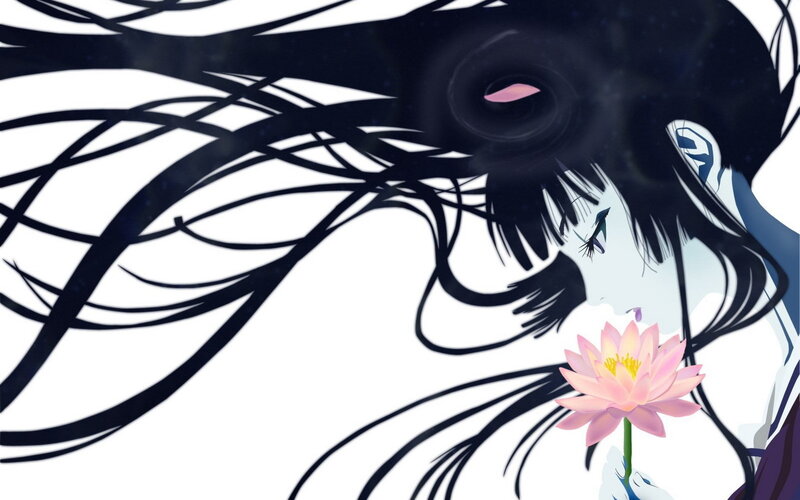 Anime Character with Lotus