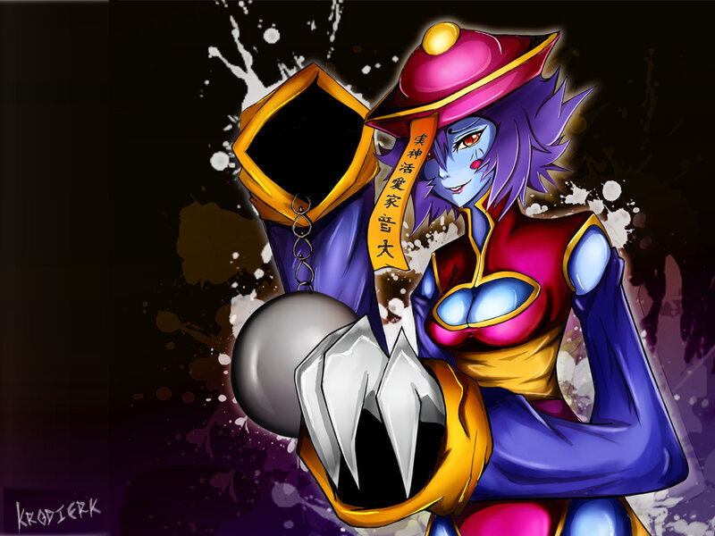 anime character with mace