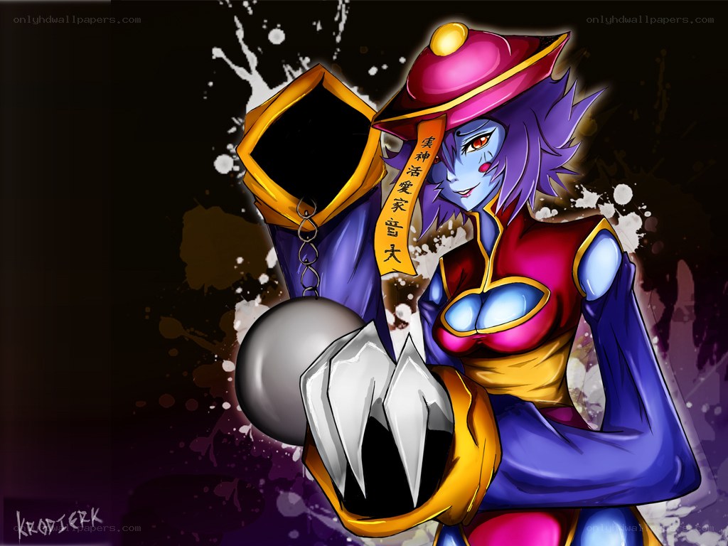 anime character with mace