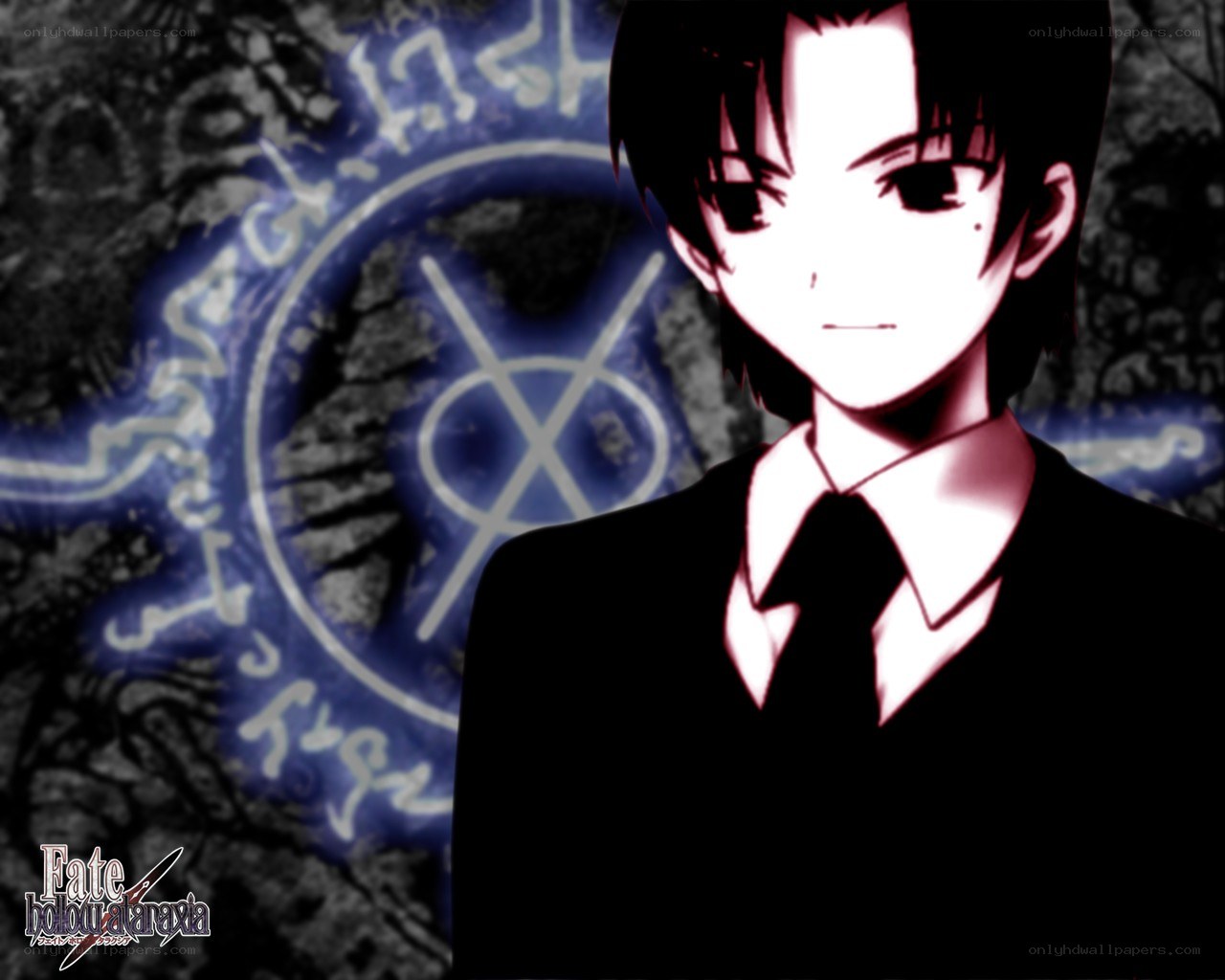 anime character with magic circle