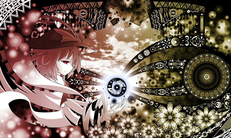 anime character with magical orb