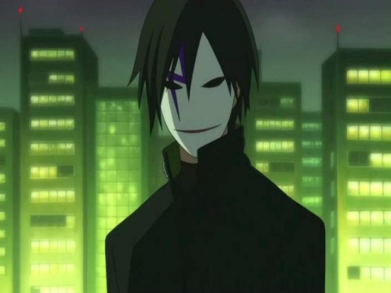 Anime Character with Mask — Green