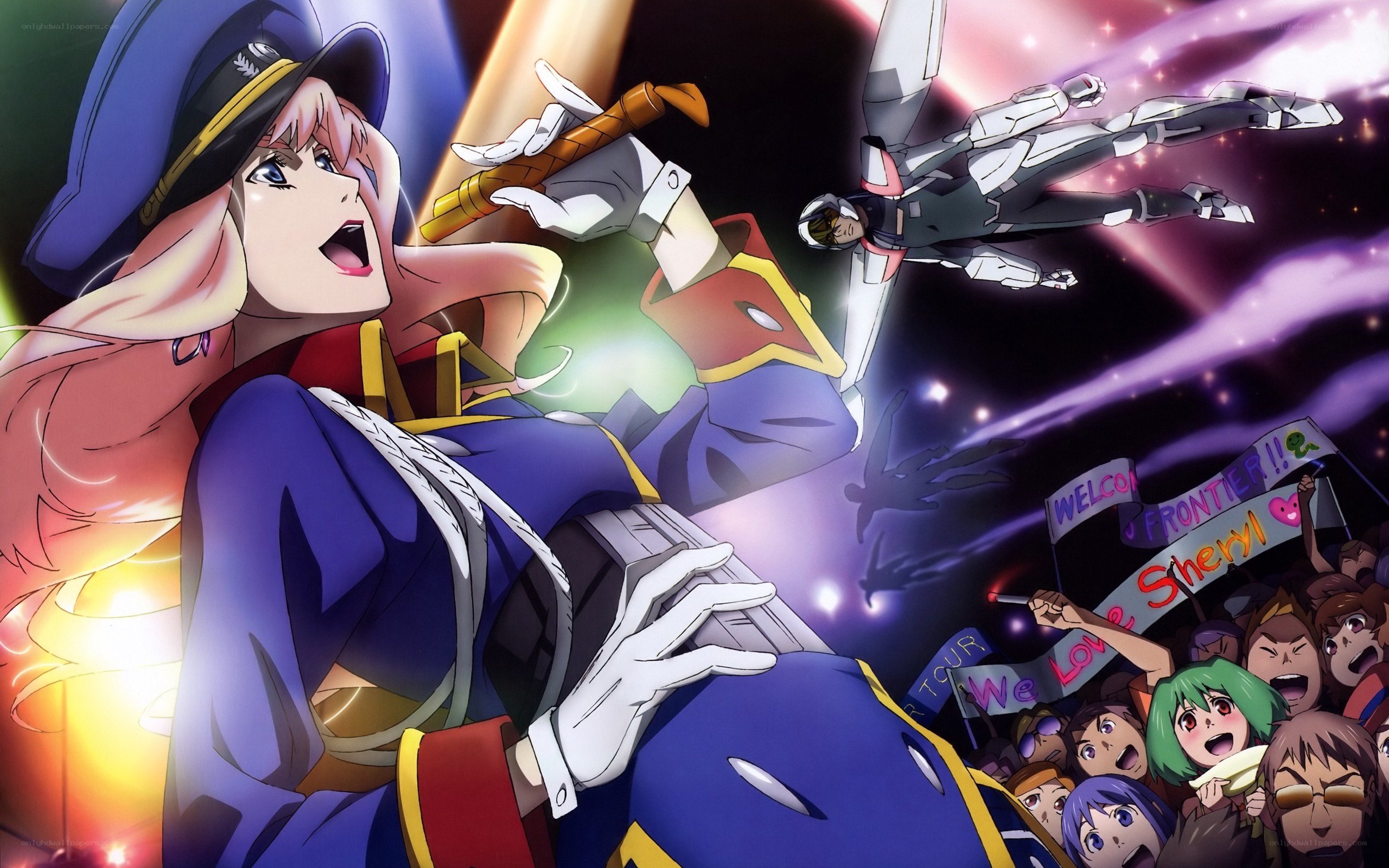 anime character with mech