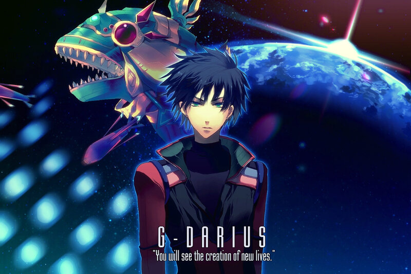 Anime Character with Mecha — Blue