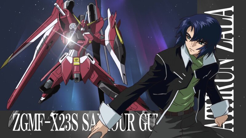 Anime Character with Mecha — Purple